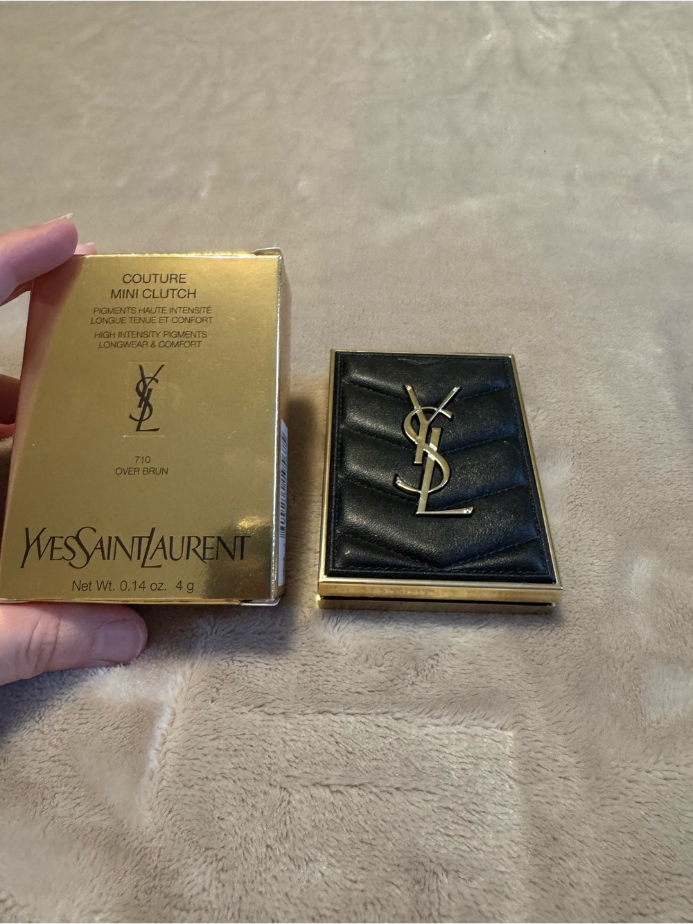 Yves Saint Laurent Black & Gold Couture Mini Clutch Eyeshadow Palette